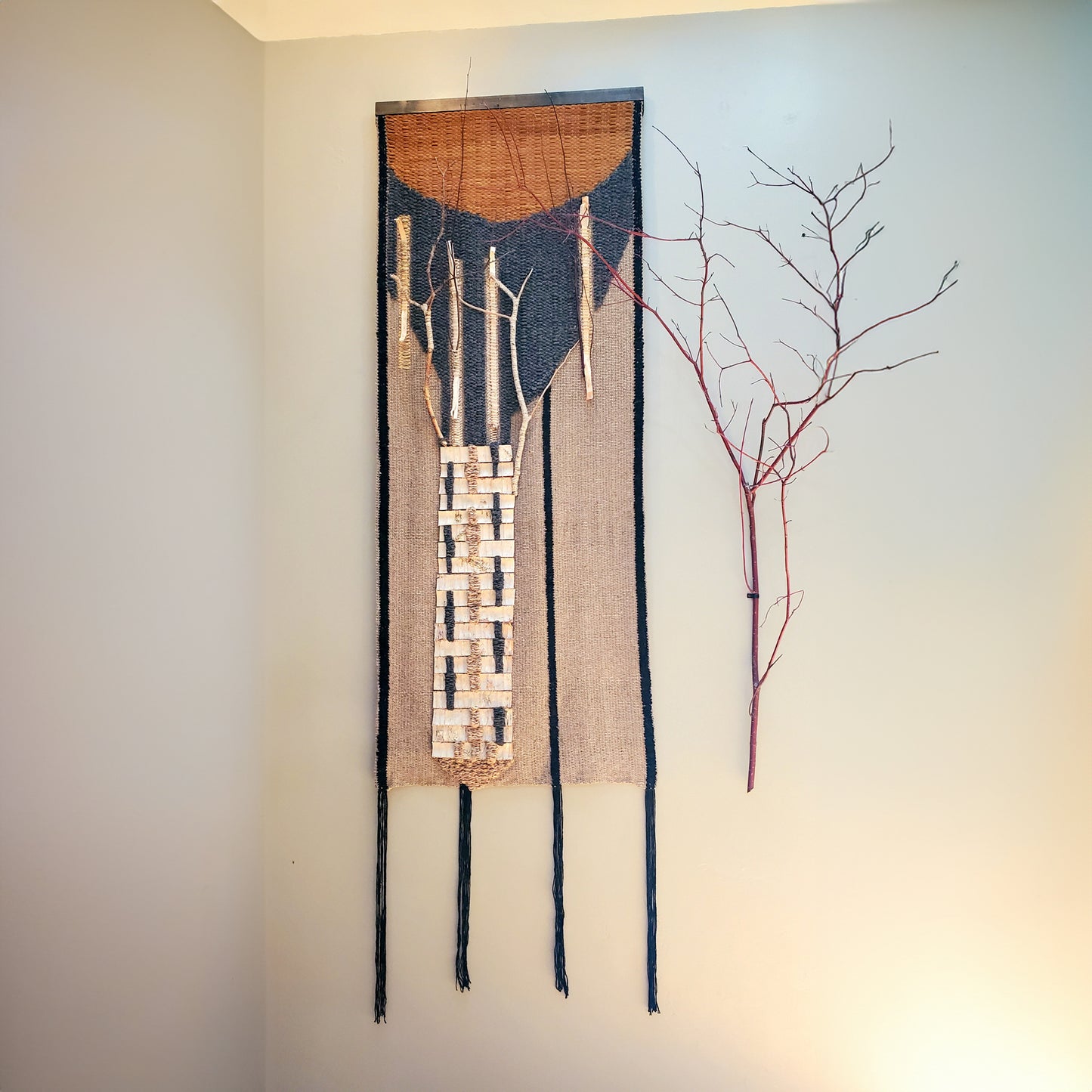 boho wall piece, wall art, commission artwork, wall installation, wall art for sale