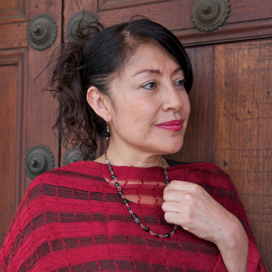 elegant necklace, black jadeite, black jade, black stone jewelry, black and silver jewelry