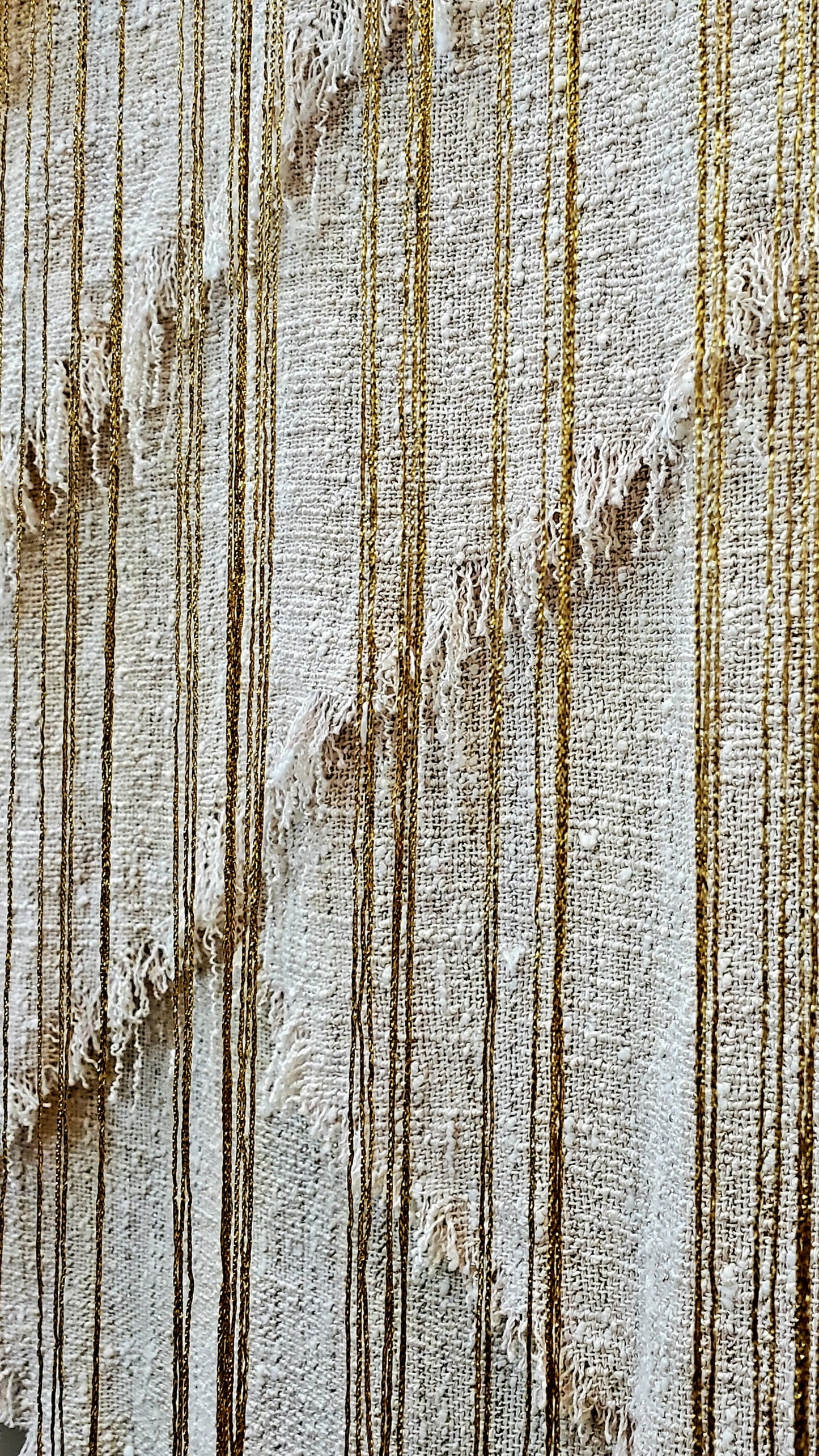 "Windowpane Rain" 9'x3'x6" | SOLD, Commission Work Availble | Fiber Artist, Door County, WI | Boho Chic Decor