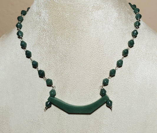 jade necklace, authentic jade jewelry for sale, green stone jewelry, green stone necklace, original design jewelry for sale, handcut stone jewelry