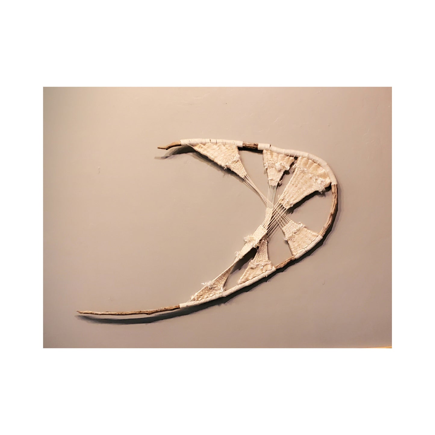 Silk Web Tapestry | SOLD | Boho Chic Decor in Door County | Custom Art in Door County