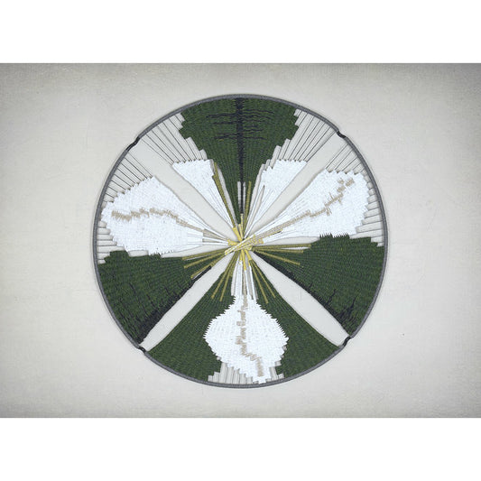 Trillium Tapestry & Poppy Flower Tapestries | SOLD | Handmade Boho Decor in Door County | Commissioned Work Available