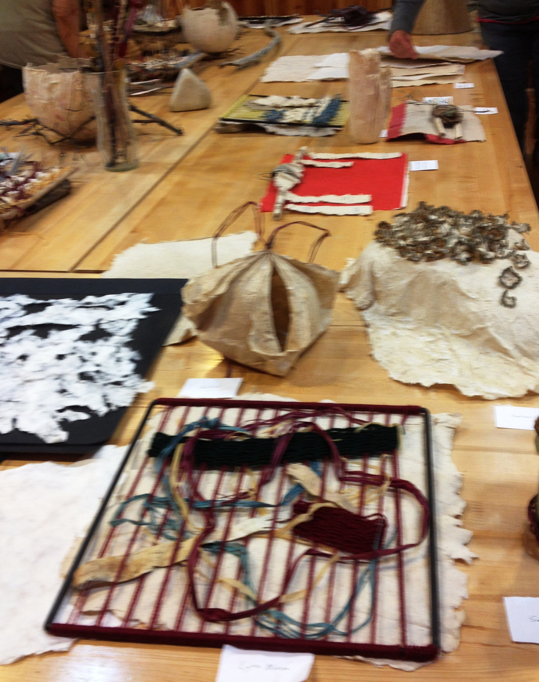 2017 Clearing Folk Art School class-"Weaving in a Paper maker's world"