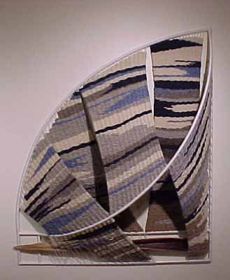 Weaving a Fiber sculpture video