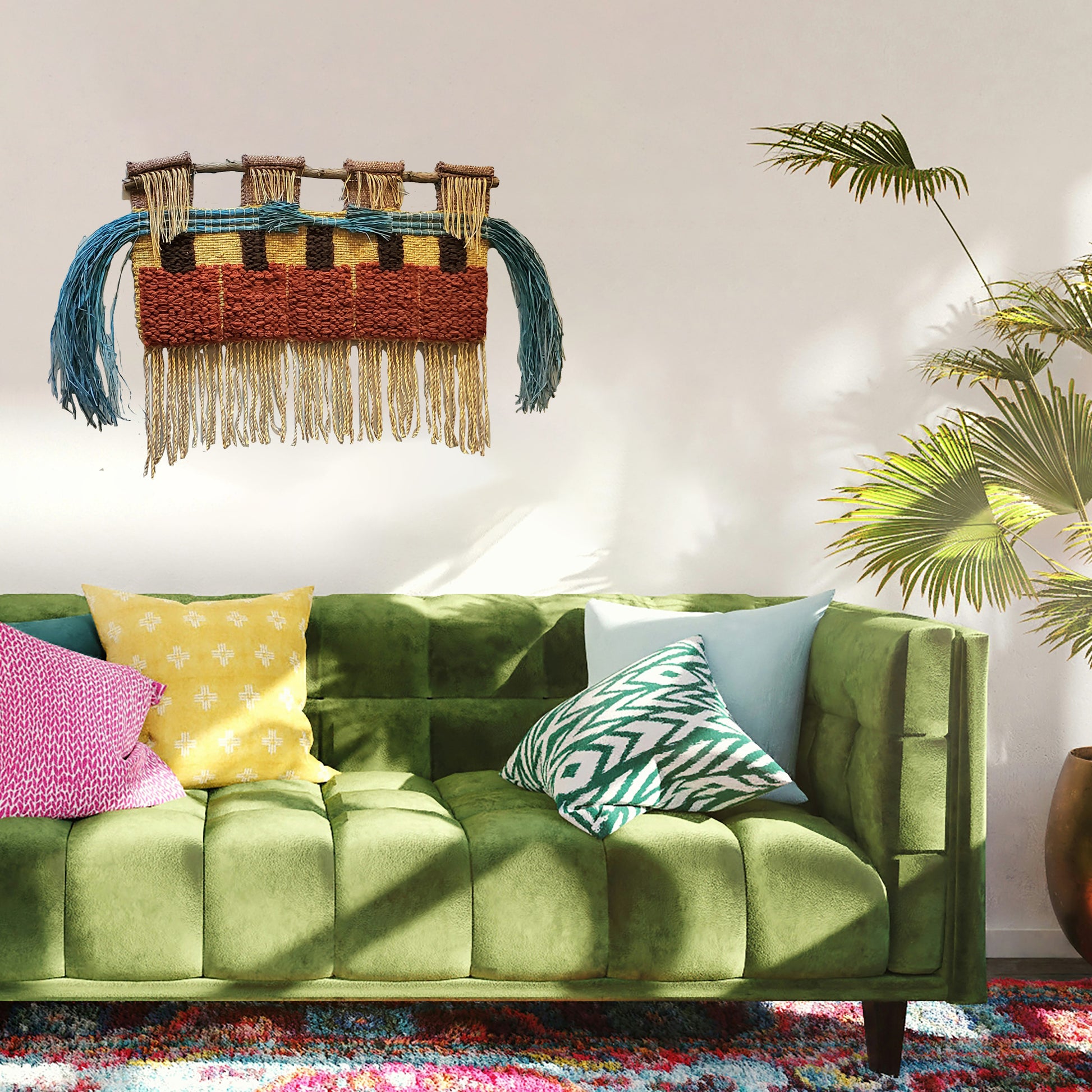 Door county Fiber artist, tapestry wall art, wall hangings