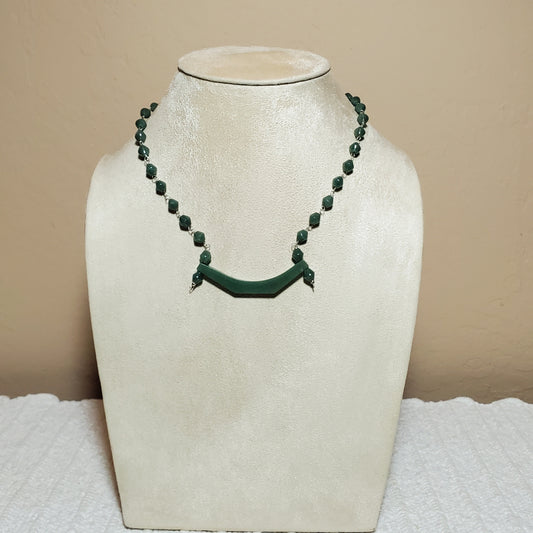 Teal Jadeite Necklace Designs  | Handcrafted Jewelry in Door County
