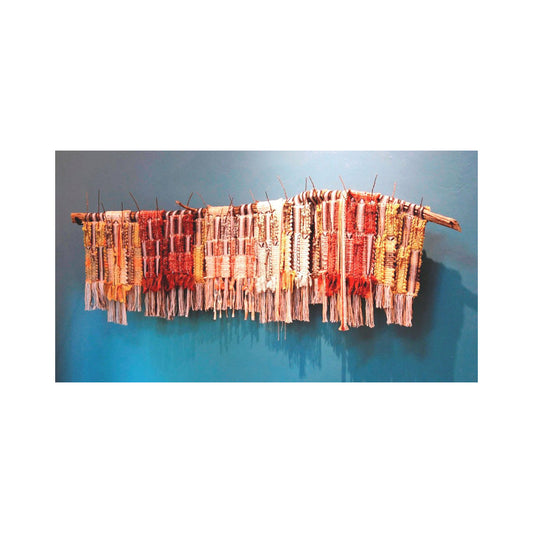 Memorial Fiber Art 6'x18"x1' | Art Galleries in Door County | SOLD | Commissioned Art Work Available