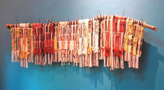 door county tapestry gallery, memorial art work, fiber wall sculpture